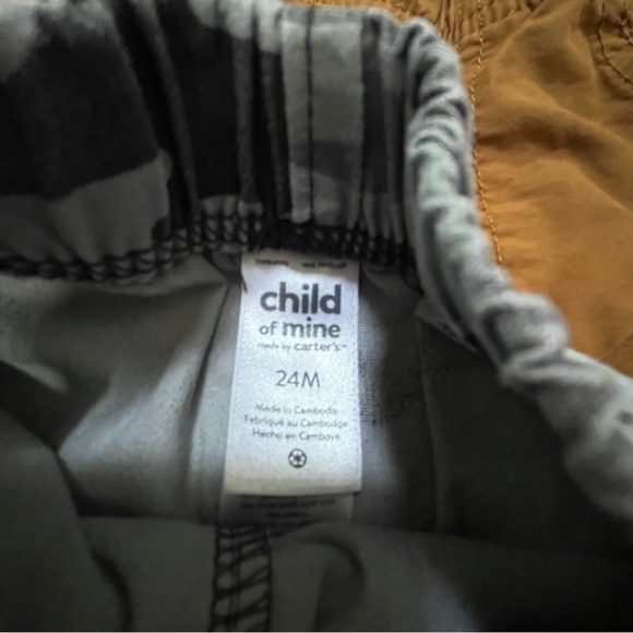 Boys 24M Camo Cargo Shorts and T-shirts Lot - 14 pair Free Socks Bundle - Picture 2 of 14